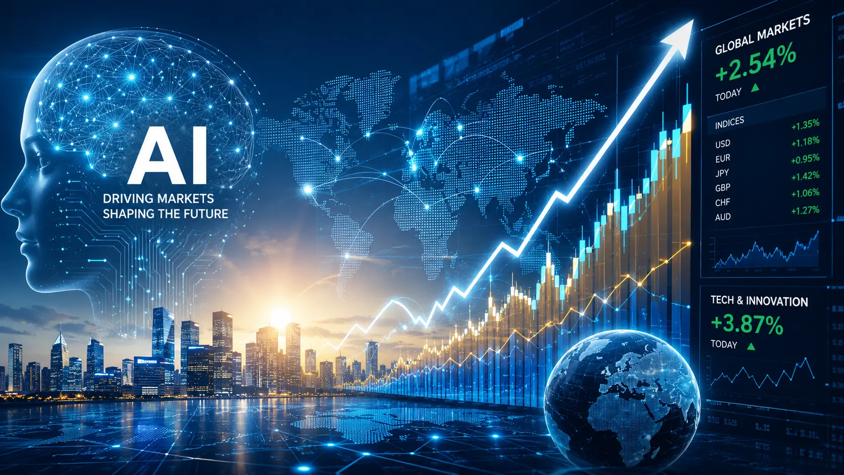 La inteligencia artificial impulsa el optimismo de los mercados internacionales