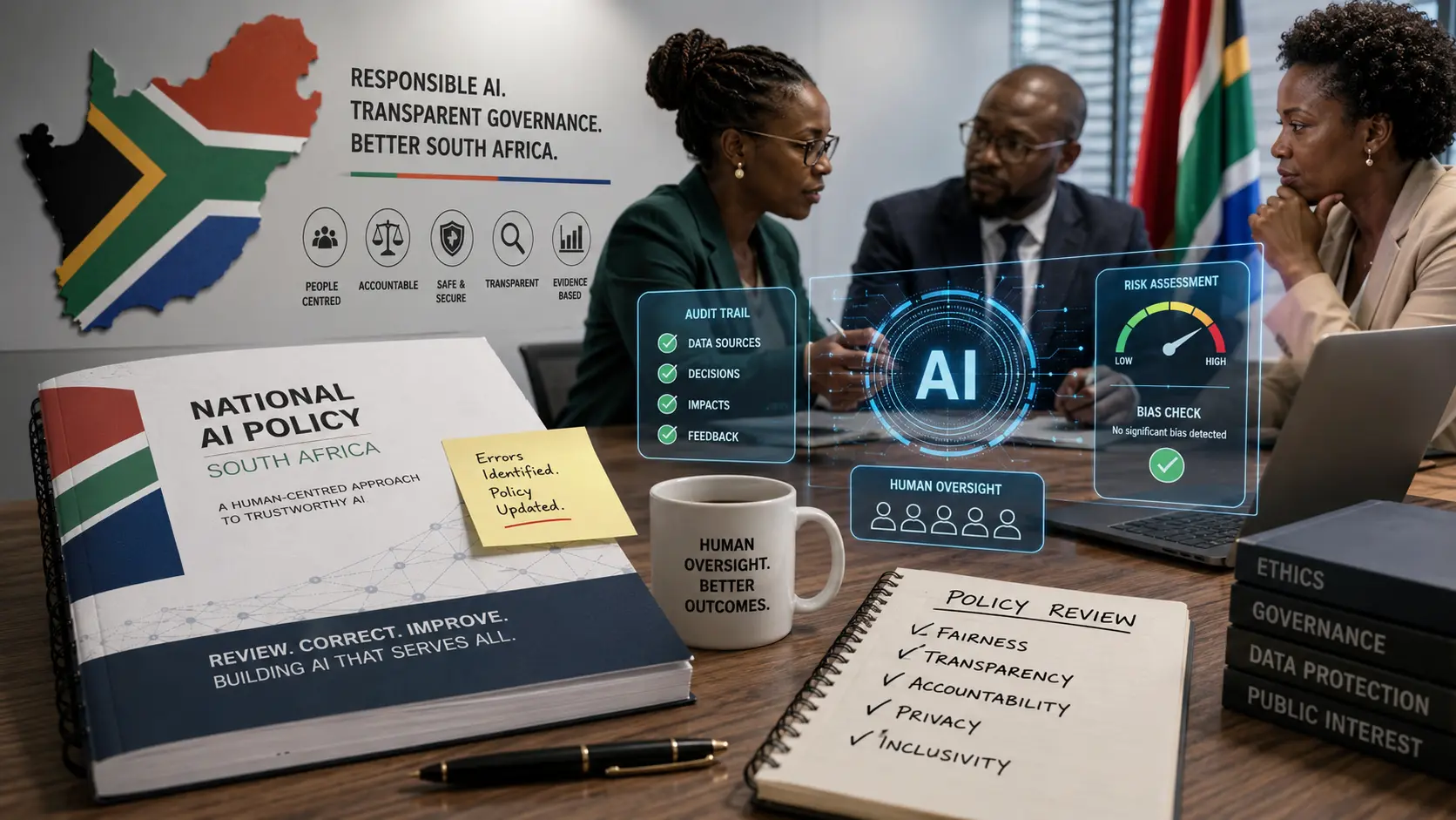 Sudáfrica revisa su política nacional de IA tras detectar errores generados por inteligencia artificial
